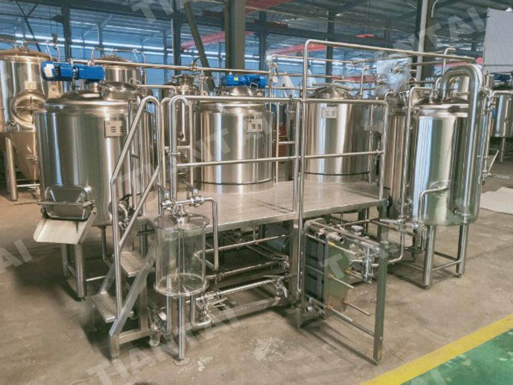 Korea 300L 3 vessel micro beer brewing equipment